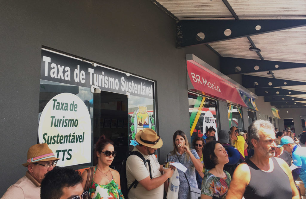 Taxa de turismo - Posto da prefeitura de Jijoca de Jericoacoara