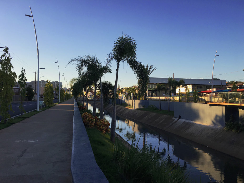 Calçadão da avenida principal de Olímpia/SP