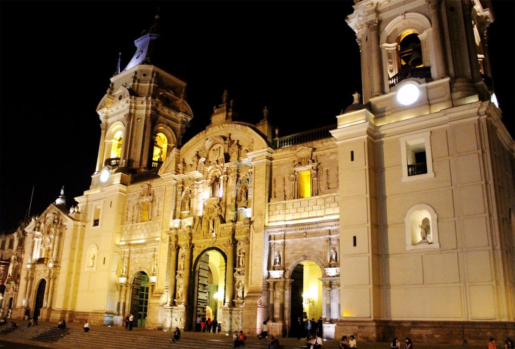 Igreja do centro histórico de Lima, Peru