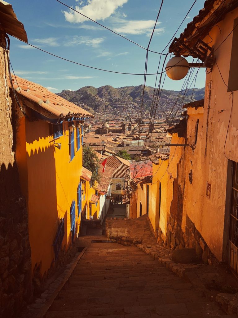 Ladeira em Cusco, Peru