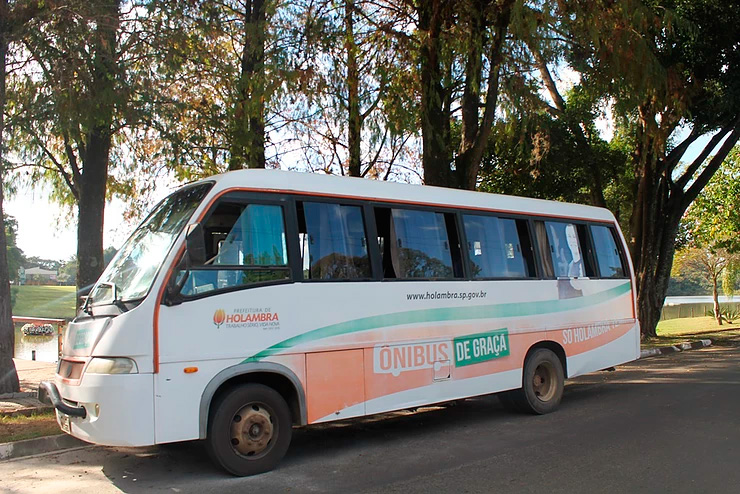 Ônibus gratuito em Holambra
