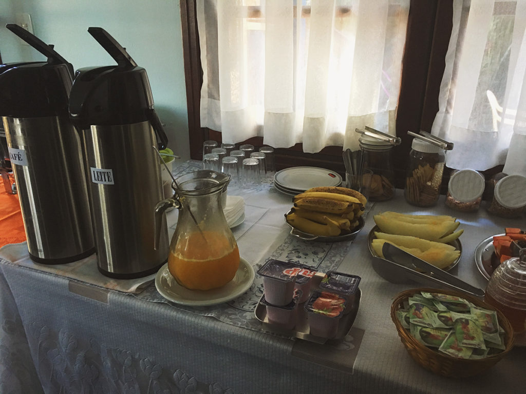 Café da manhã no Shellter Hotel 