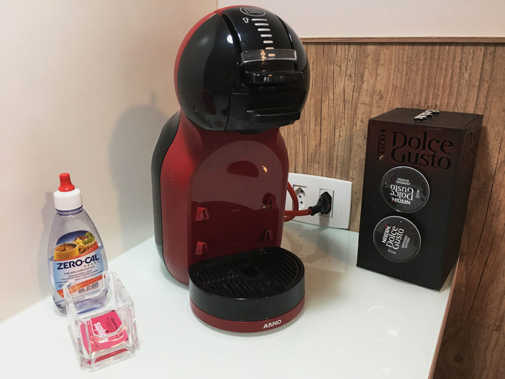 Apartamento com máquina de café expresso