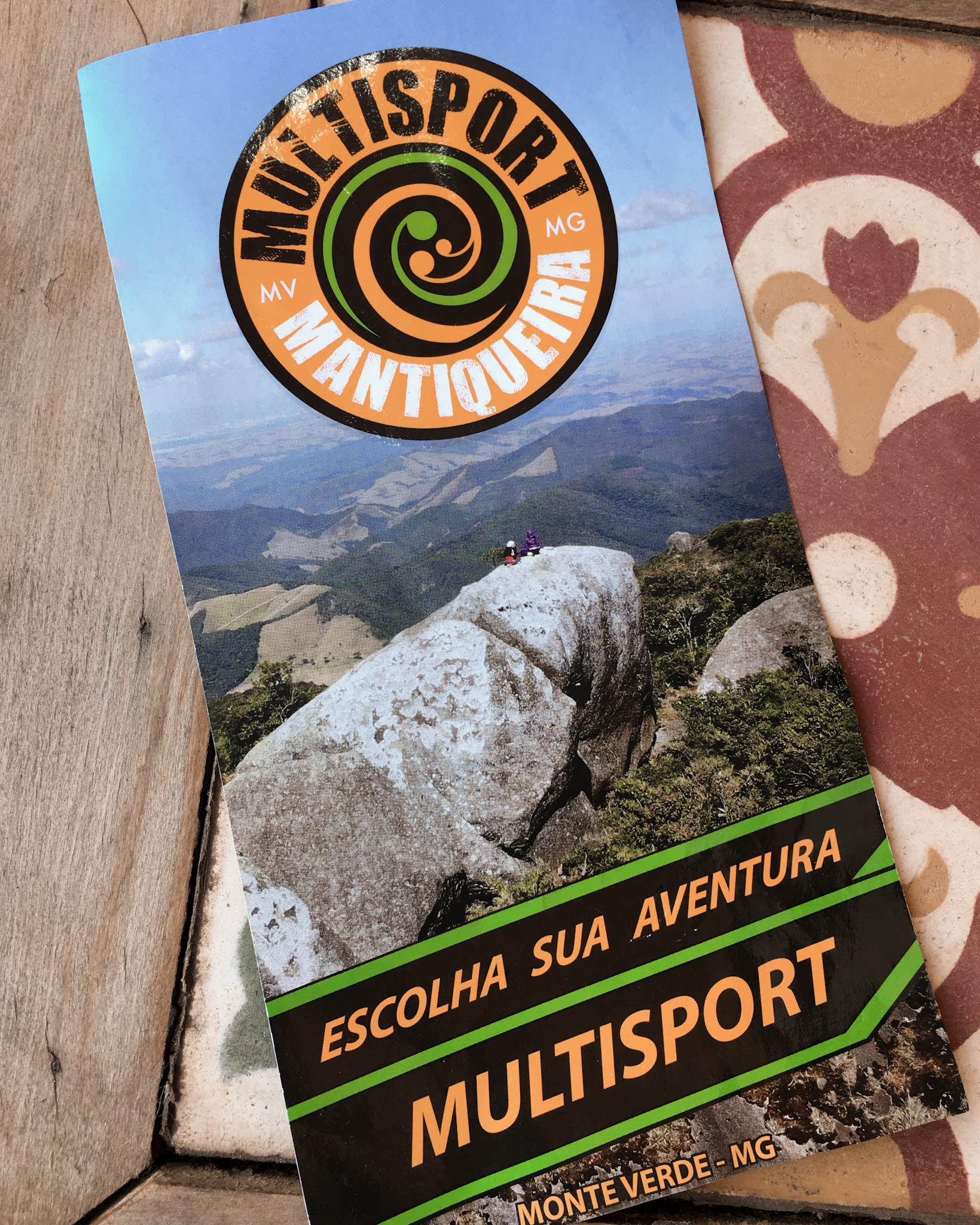Pedra do Selado - Panfleto da Multisport Mantiqueira em Monte Verde