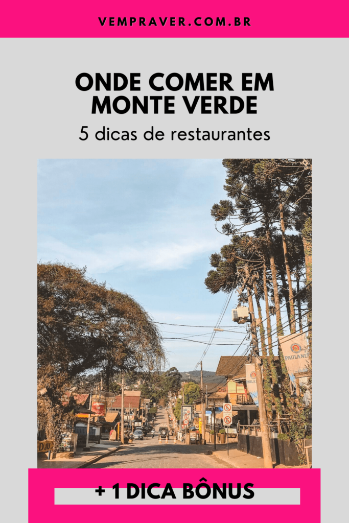 Onde comer em Monte Verde - MG