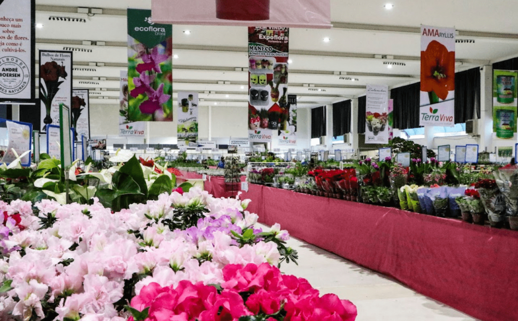 Milhares de opções para compras na Expoflora: flores, plantas ornamentais e souvernis