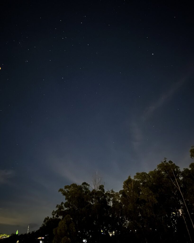 Fotografia noturna com celular - modo manual - longa exposição